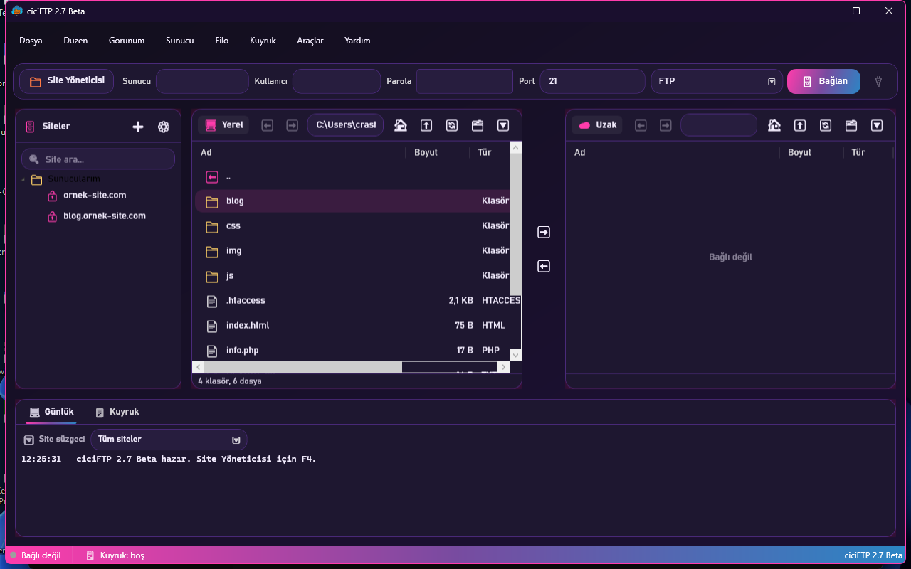 Neon theme